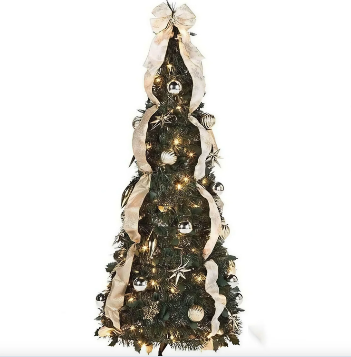 🎅🎄B Sapin de Noël prédécoré – Montez-le en 60 secondes