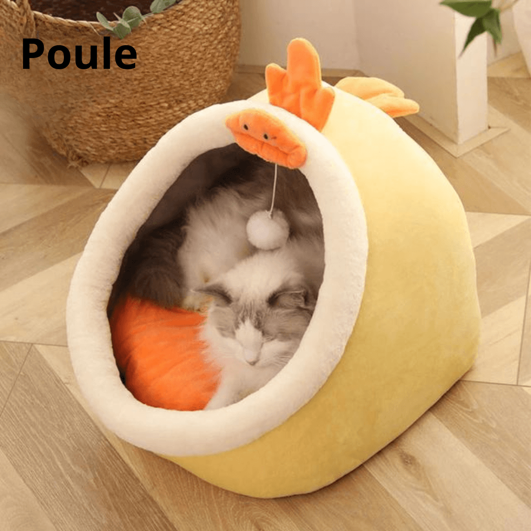 Panier Ovale Grand Ultra Confortable pour Chats
