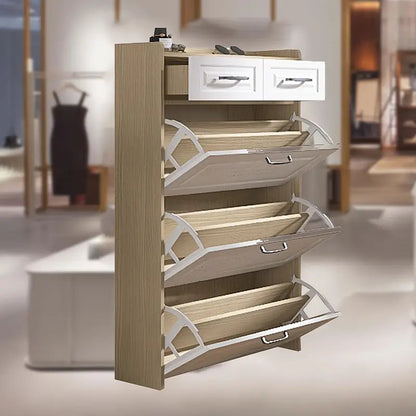 Meuble à chaussures élégant et peu encombrant pour l'entrée !✨👞