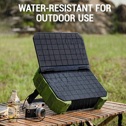 Centrale électrique portable avec panneau solaire de 30 W