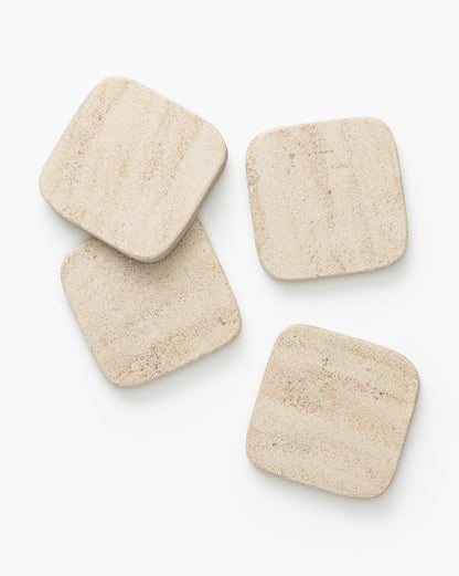 Sous-verres en pierre Egan (lot de 4)