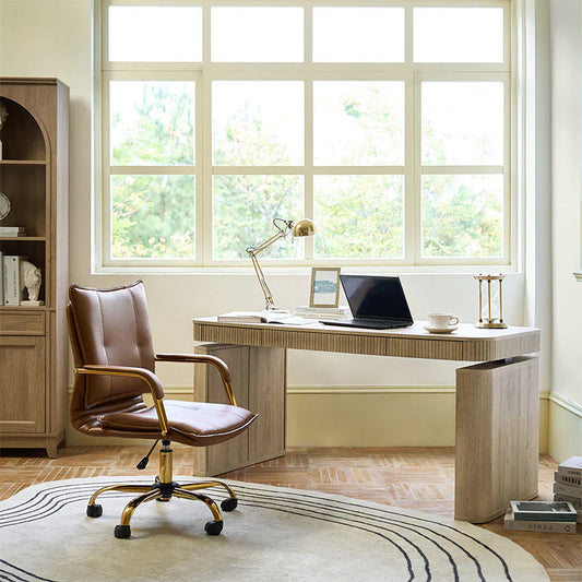 Bureau électrique réglable en hauteur Baggio moderne avec gestion des câbles