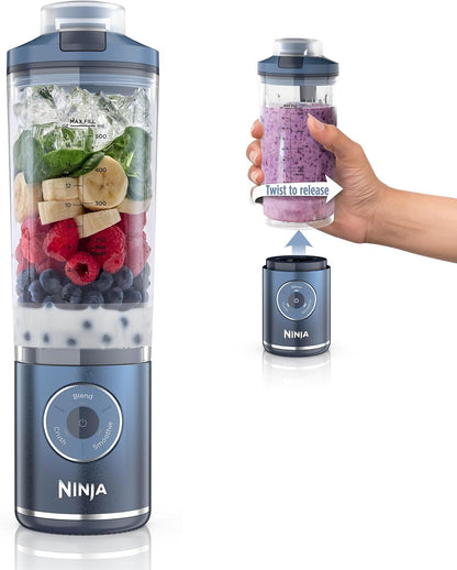 Frullatore Personale Portatile Twist & Go – 3 Programmi, Smoothie e Ghiaccio