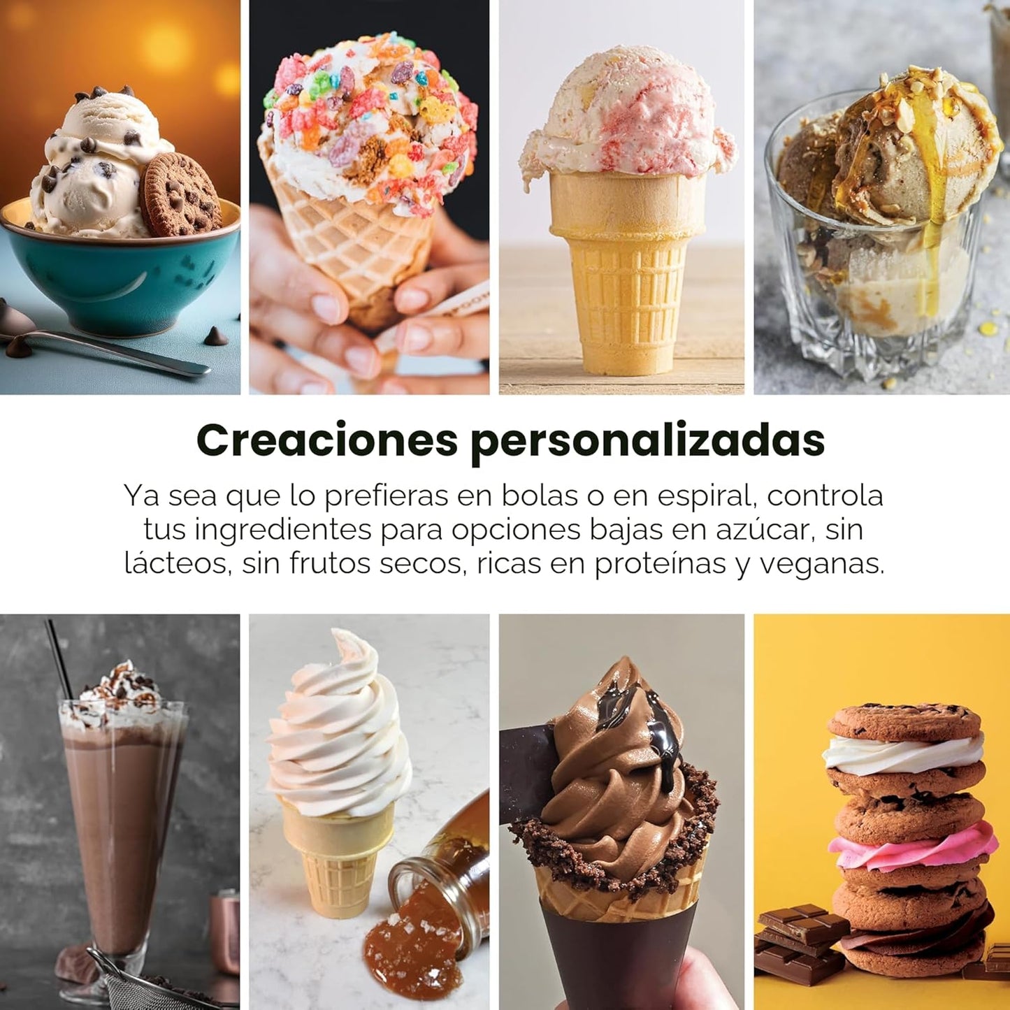 Macchina per Gelato 13-in-1 – prepara gelato, sorbetto e yogurt gelato a casa.
