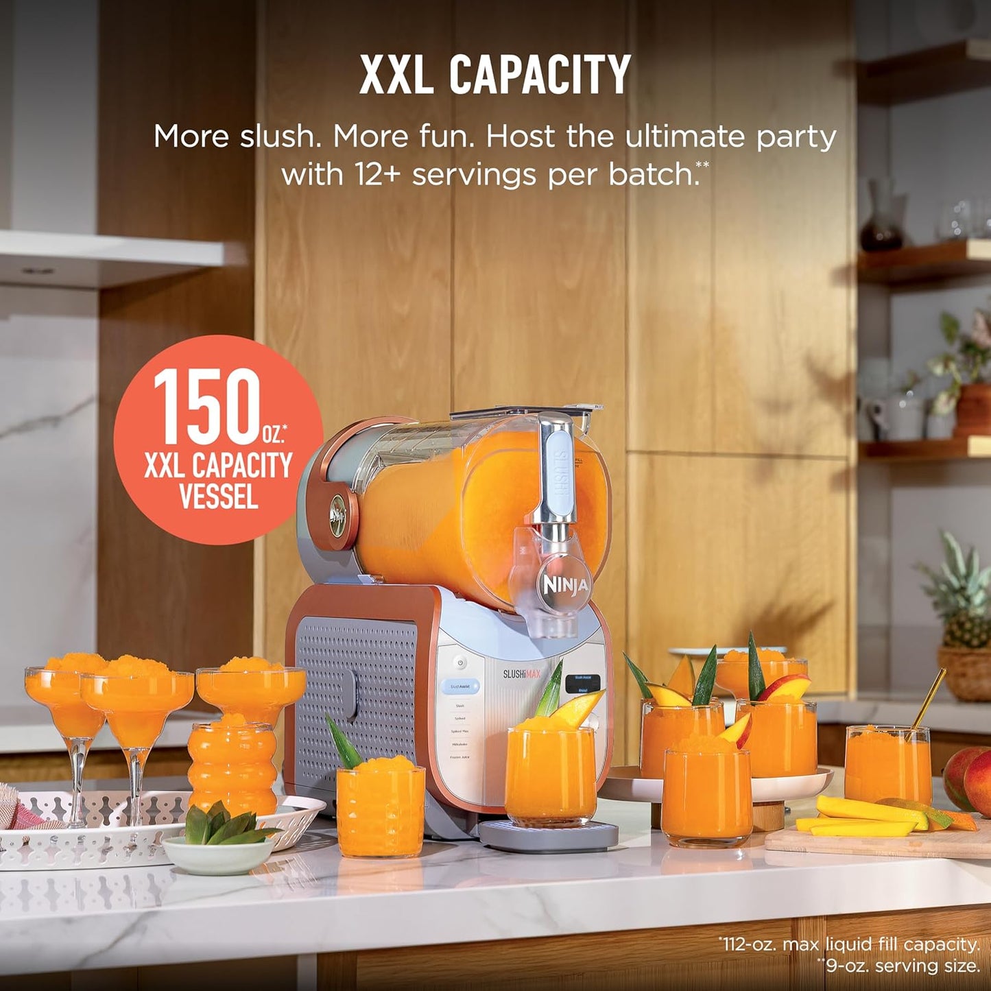 Ninja SLUSHi Max XXXL – Macchina granite smart 150 oz, 6 programmi, FS605 + libro cocktail omaggio
