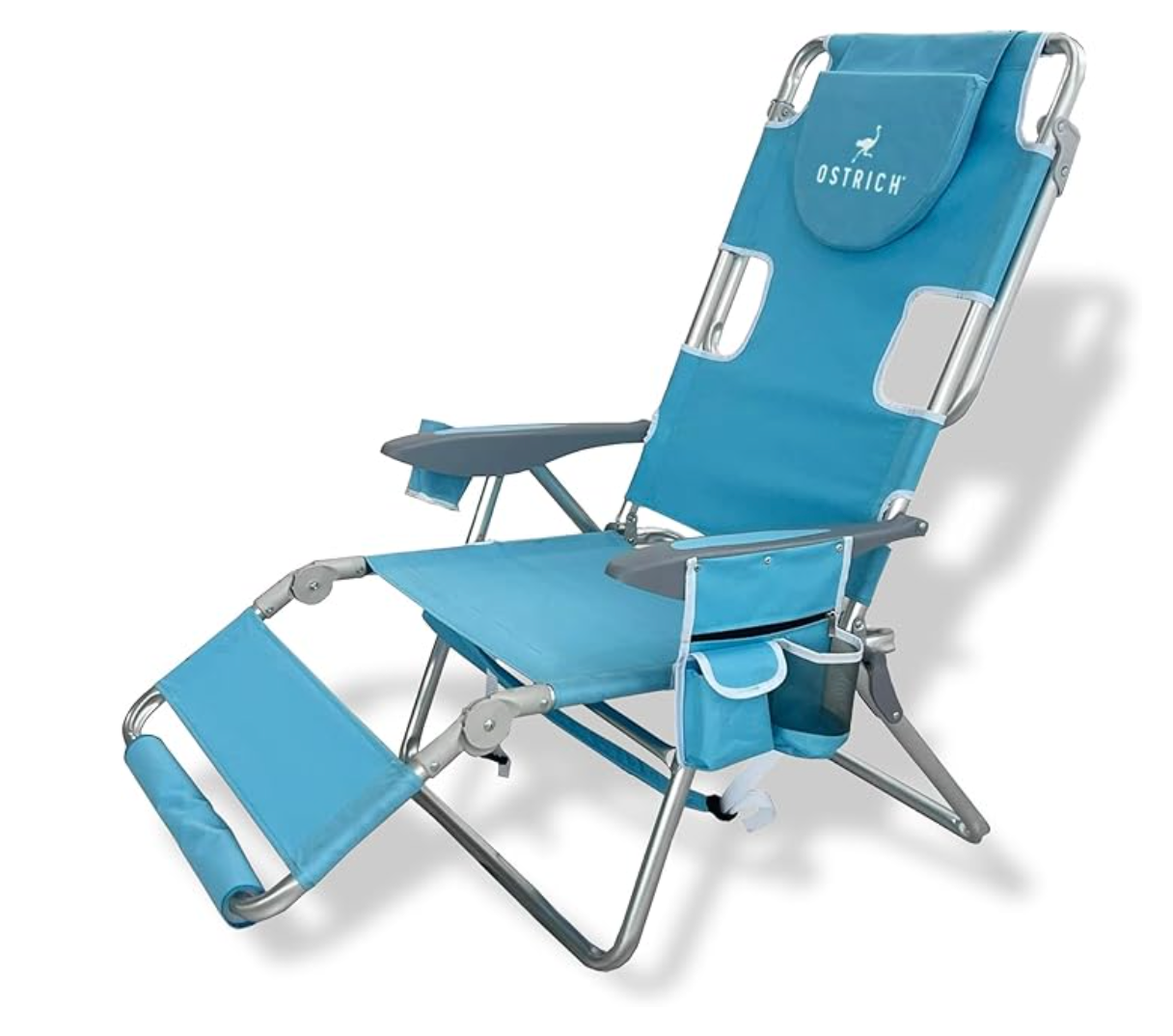 Sedia da spiaggia reclinabile portatile 3 in 1 con borsa termica 👌😍